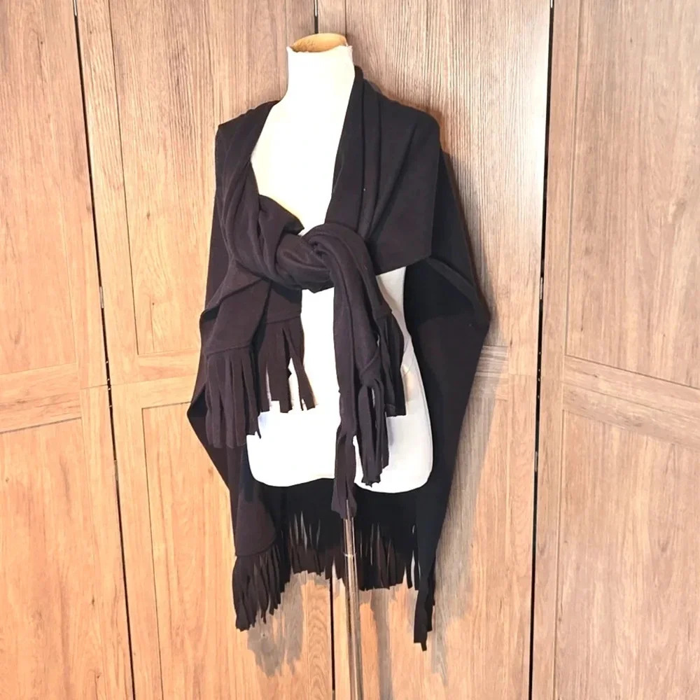 Tally Ho Kimono Women Poncho scart cover up warm